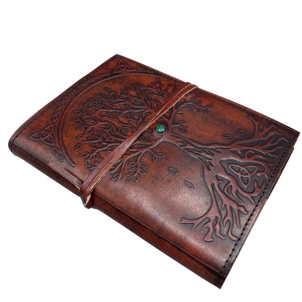 Kleine Levensboom - wikkel en steen decor - 18x13x2cm - 160 pagina's
