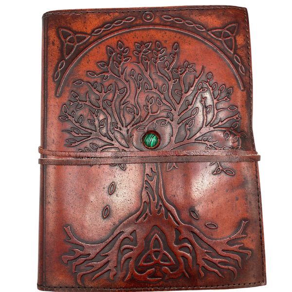 Grote Levensboom - wikkel en steen decor - 20x16x2cm - 160 pagina's