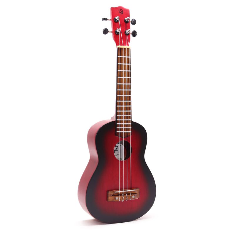 Ambachtelijk Gemaakte Ukelele - Natuurlijke Sunburst Afwerking (4 Snaren)