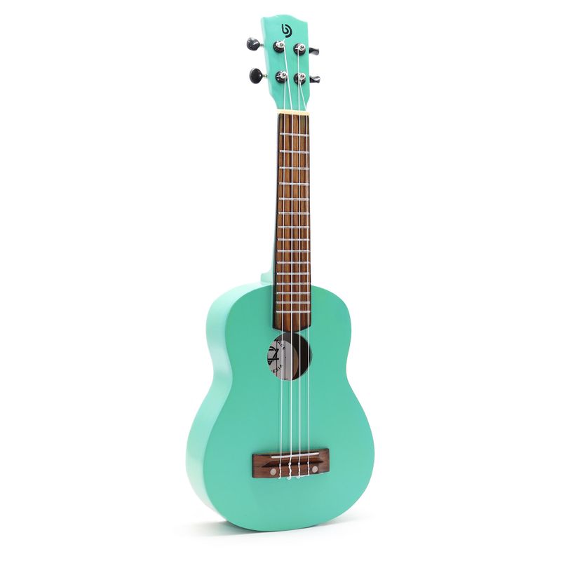 Ambachtelijk Gemaakte Ukelele - Turquoise Afwerking (4 Snaren)