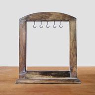 Kleine Hangstand - Donker Hout (30x25cm)