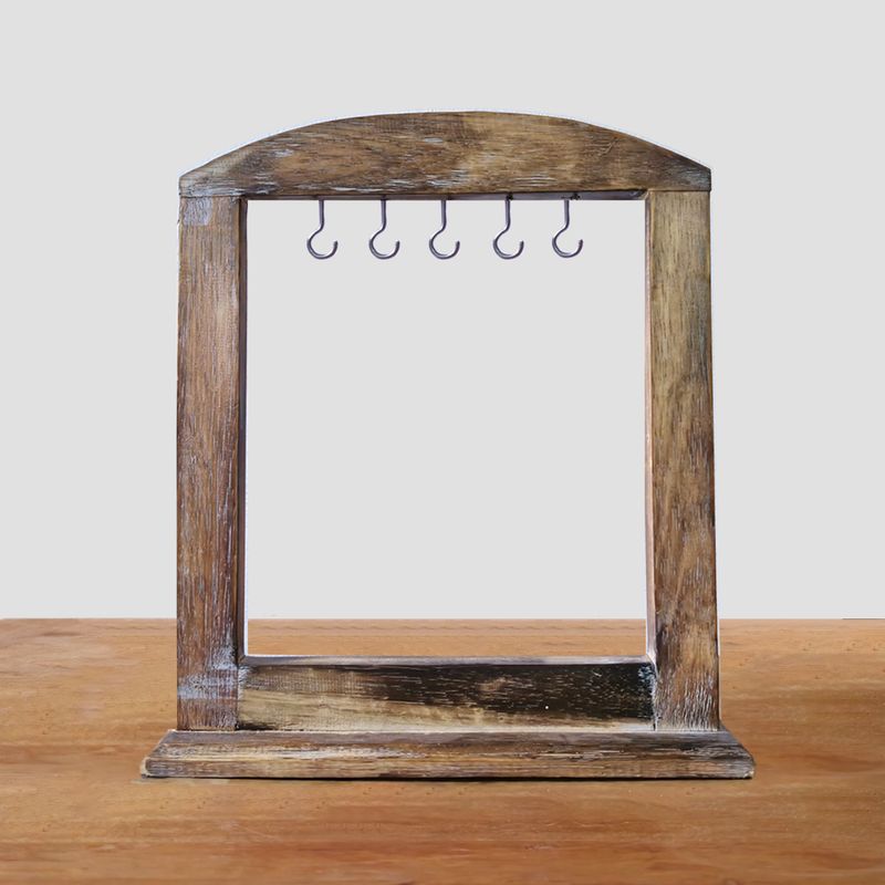 Kleine Hangstand - Donker Hout (30x25cm)