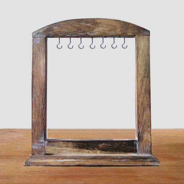 Medium Hangstand - Donker Hout (40x30cm)
