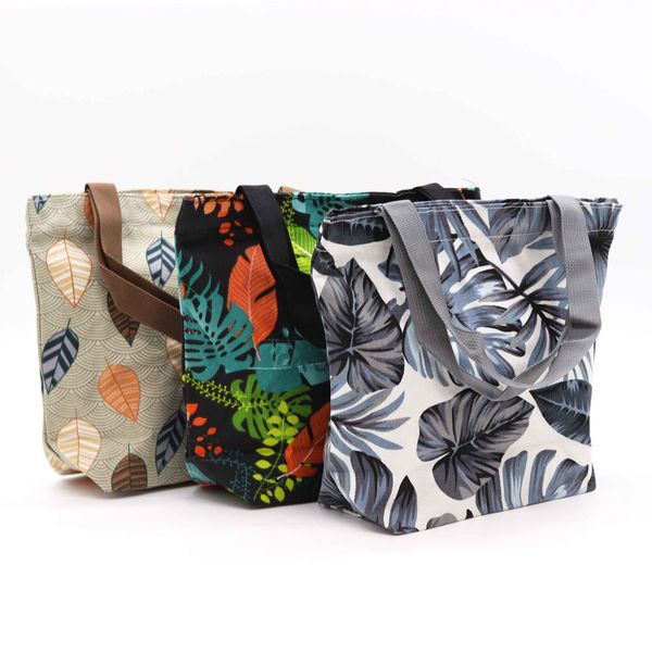 Tropische Handige Quick Shop Tas - 32x23x10 cm