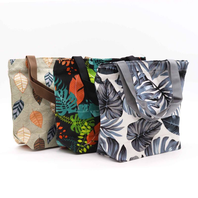 Tropische Handige Quick Shop Tas - 32x23x10 cm