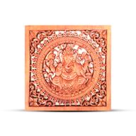 Vierkant Decoratief Houten Boeddha Ganesh Paneel 40x40