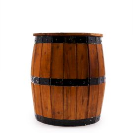 Beer Barrel Kruk & Parasolstandaard - Natuurlijk