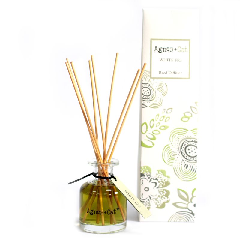 140ml Riet Verspreider - Wit Fig