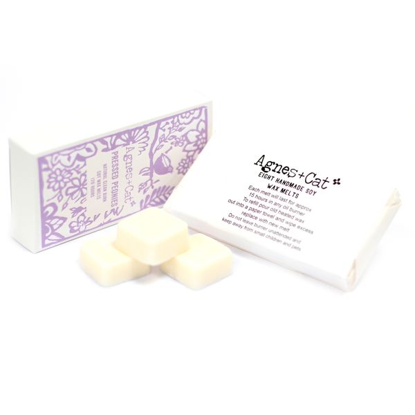 Doos met 8 Waxmelts- Geperste Pioen