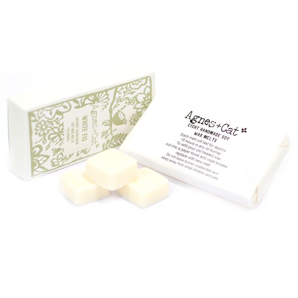 Doos met 8 Waxmelts- Witte Vijg