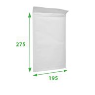 Gewatteerde Enveloppen - WIT - D/14 (195x275mm)