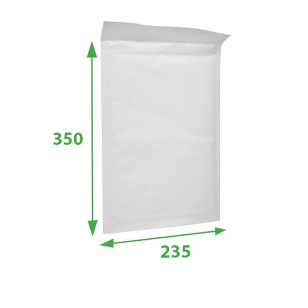 Gewatteerde Enveloppen - WIT - F/16 (235x350mm)