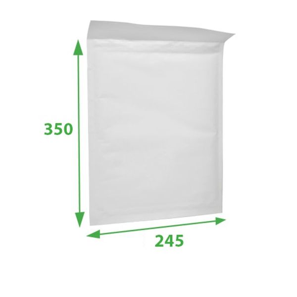 Gewatteerde Enveloppen - WIT - G/17 (245x350mm)