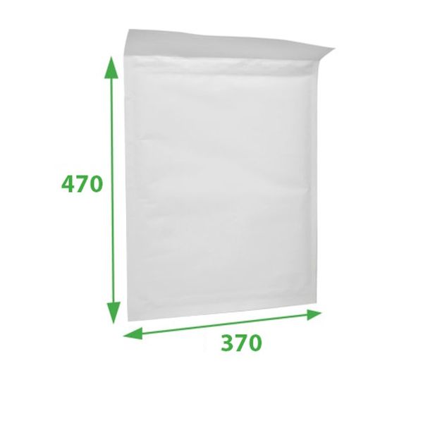 Gewatteerde Enveloppen - WIT - K/20 (370x470mm)