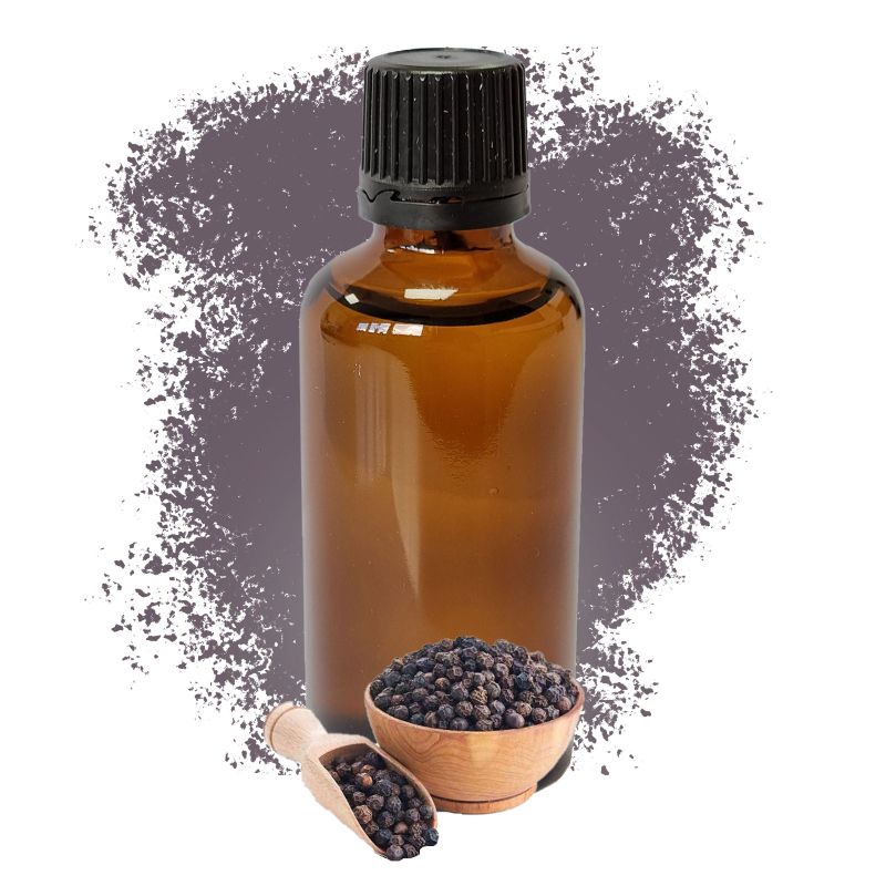 Zwarte peper 50ml - Wit etiket