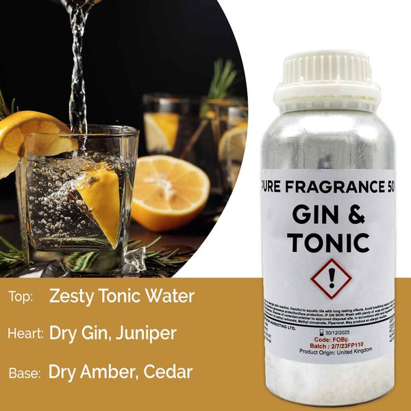 Gin & Tonic Puur Geur olie- 500ml