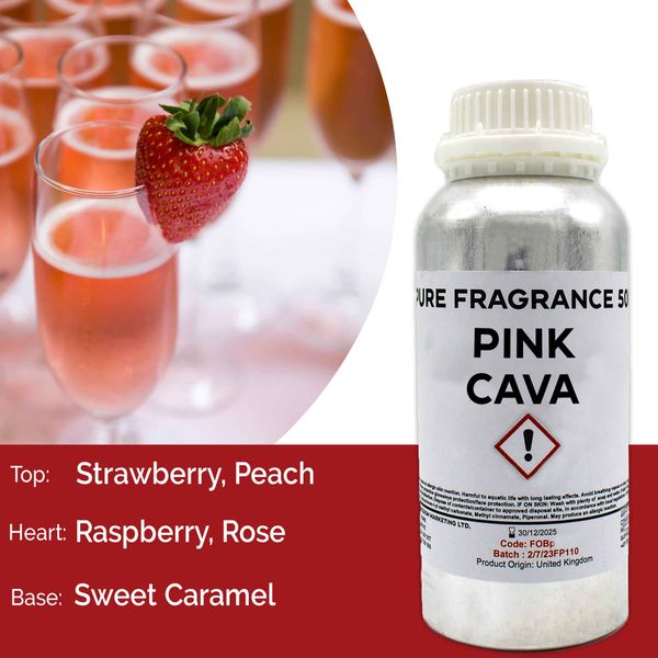 Roze Cava Puur Geur olie- 500ml
