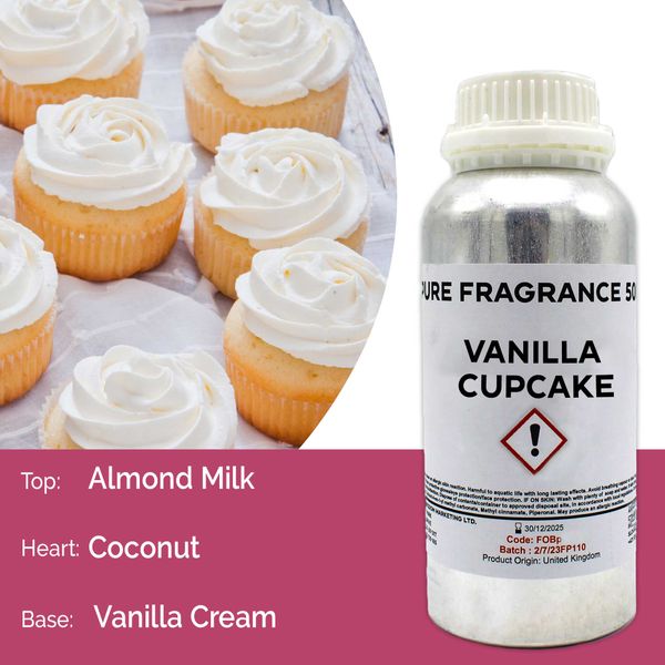 Vanille Cupcake Puur Geur olie- 500ml