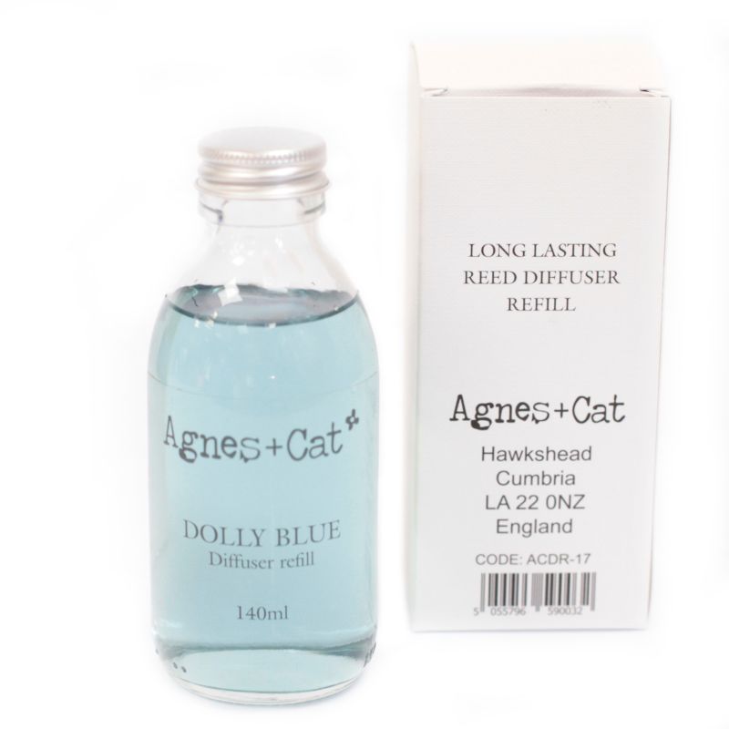 140 ml Navulling voor Geurstokjes - Dolly Blue