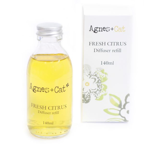 140 ml Navulling voor Geurstokjes - Citrus