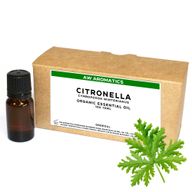 Citronella Biologische Essentiële Olie 10ml - ONGELABELD