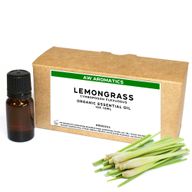 Citroengras Biologische Essentiële Olie 10ml - ONGELABELD