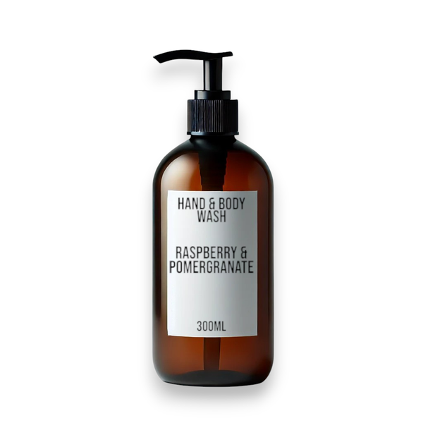 White Label Framboos & Granaatappel Hand- & Lichaamswas 300ml