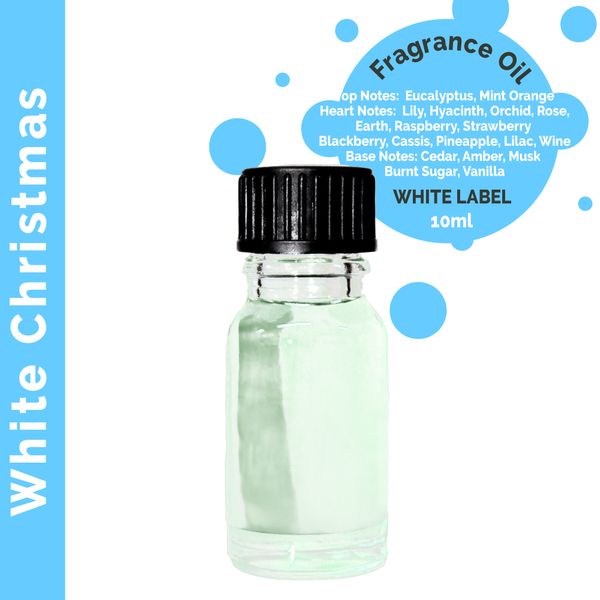 Witte Kerst Geurolie 10ml - White Label