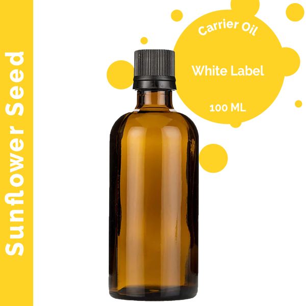 Zonnebloemolie - 100ml - Wit Label