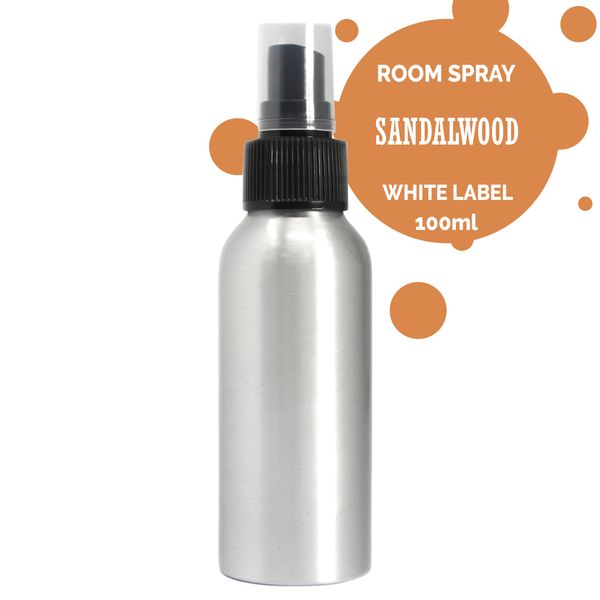 100ml Roomspray - Sandelhout - White Label
