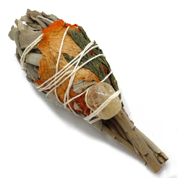 Smudge Stick - Reinigingsenergie Sage Torch (citrien) 10cm