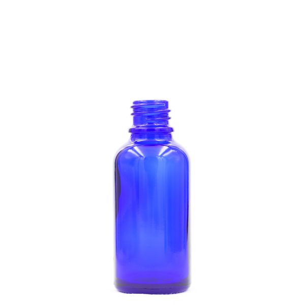 5ml Blauwe Glazen Druppelfles - Geen Dop