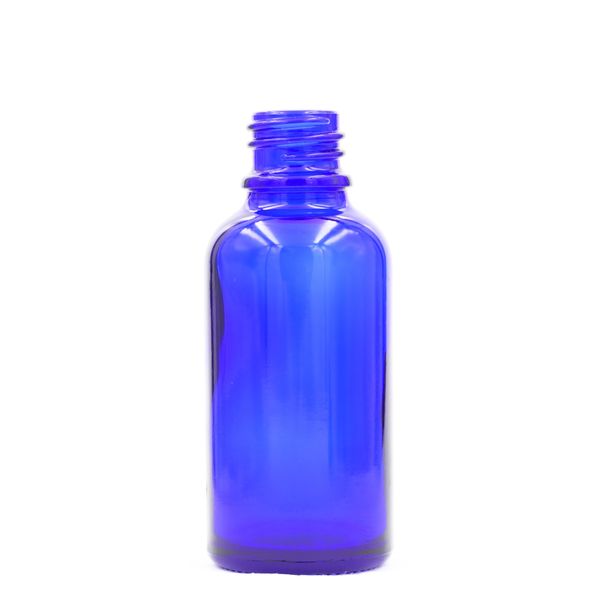 30ml Blauwe Glazen Druppelfles - Geen Dop