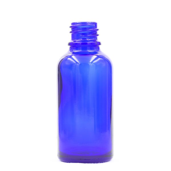 50ml Blauwe Glazen Druppelfles - Geen Dop