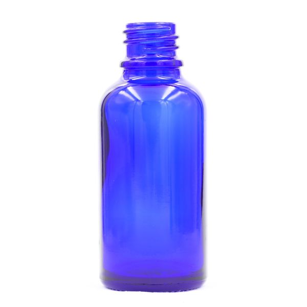 100ml Blauwe Glazen Druppelfles - Geen Dop