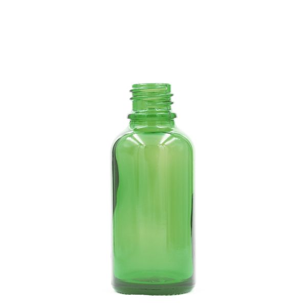 10ml Groene Glazen Druppelfles - Zonder Dop