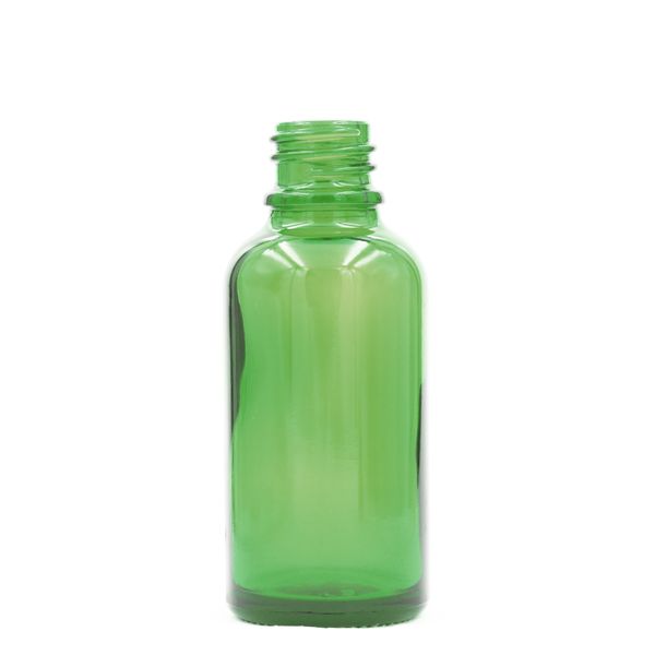 30ml Groene Glazen Druppelfles - Zonder Dop
