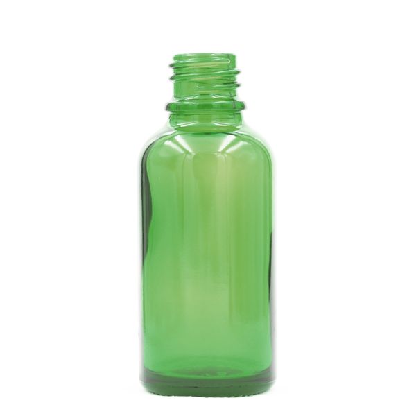 50ml Groene Glazen Druppelfles - Zonder Dop