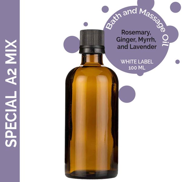 Speciaal A2 Mix Massage olie 100ml - Wit Label