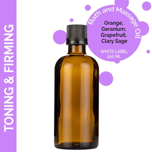 Verstevigend & Verstevigend Massage olie 100ml - Wit Label