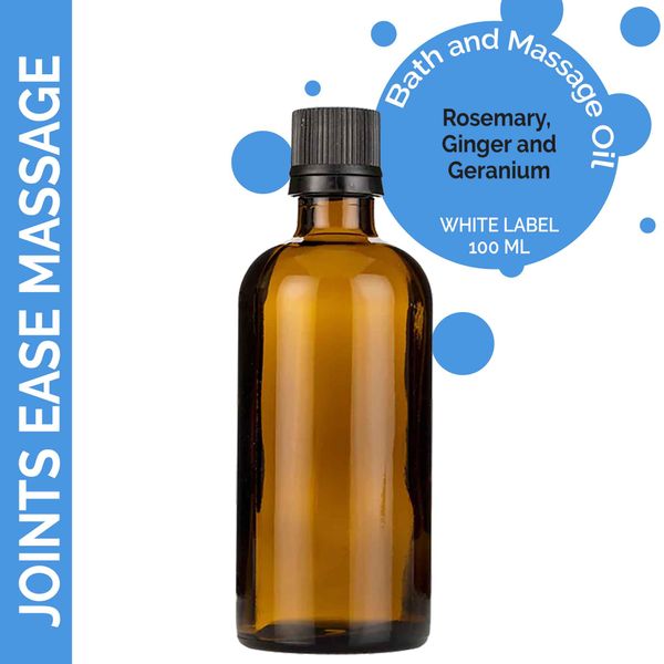 Gewrichten Gemak Massage olie 100ml - Wit Label