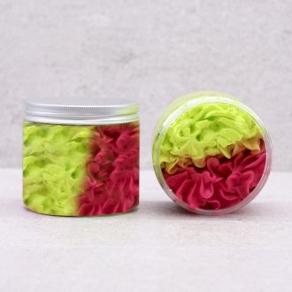 Aardbei & Kiwi Slagroomzeep 120g- Wit label