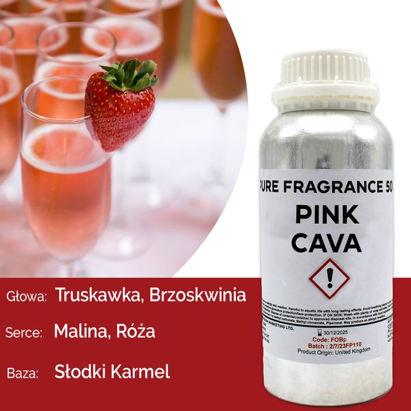 Roze Cava Puur Geur olie- 500ml