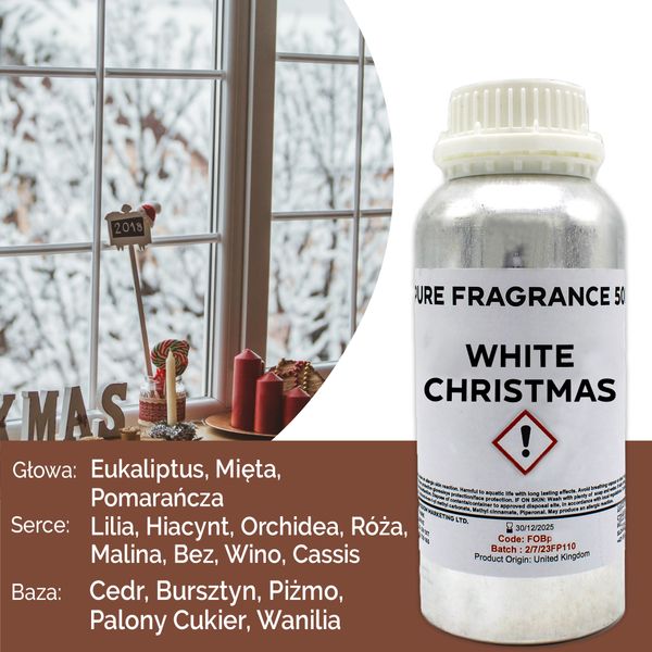 Witte Kerst Puur Geur olie- 500ml