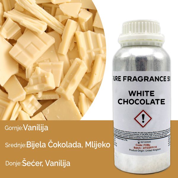 Witte Chocolade Puur Geur olie- 500ml