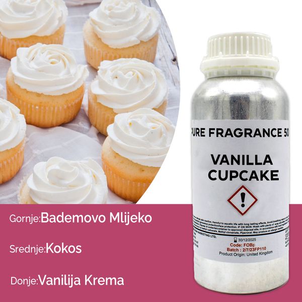Vanille Cupcake Puur Geur olie- 500ml