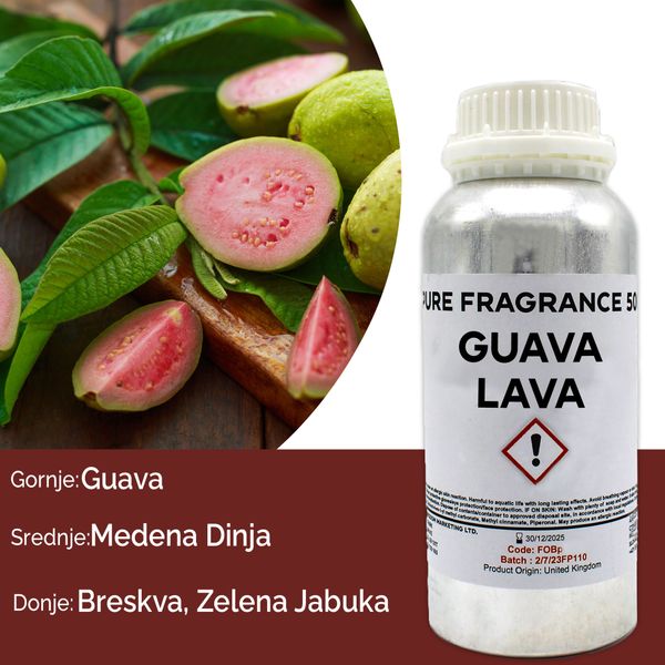 Guava Lava Puur Geur olie- 500ml