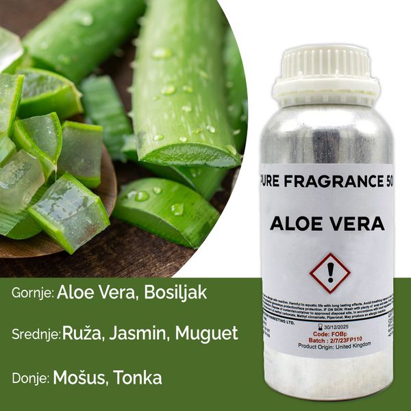 Aloe Vera Puur Geur olie- 500ml