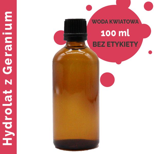 Geranium Hydrolaat 100ml - Wit label