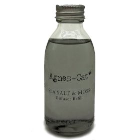 140 ml Navulling voor Geurstokjes - Zeewater en Mos